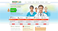 Desktop Screenshot of medicon.sk
